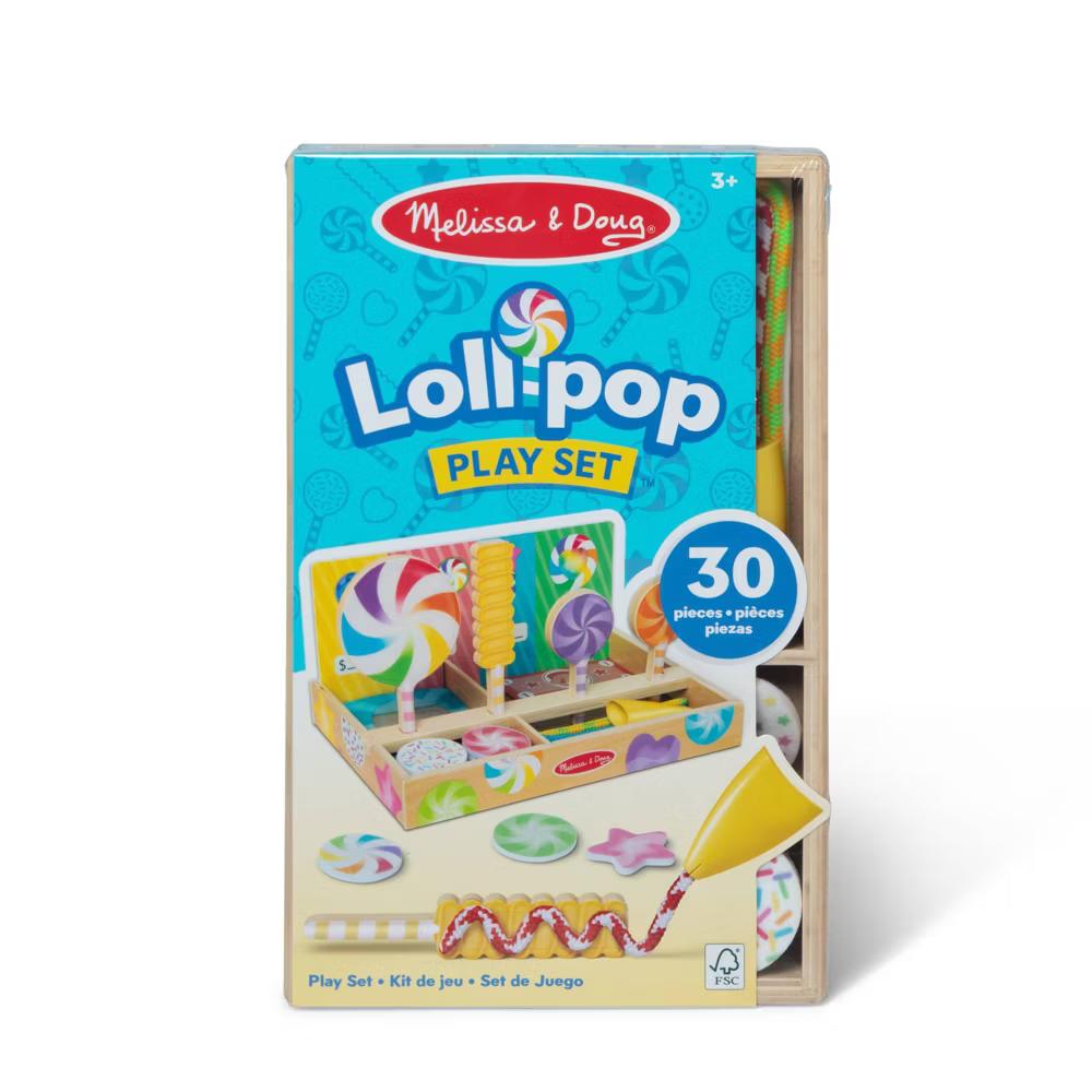 Wooden Lollipop Play Set for Preschool Girls and Boys - Image 2