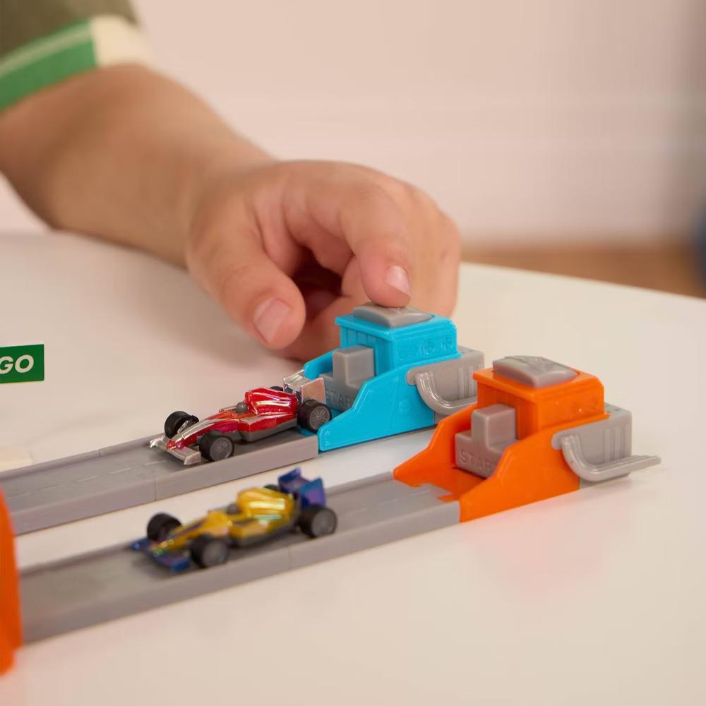 by Turbo Launcher Toy Race Car Playset Pocket Series 84pc Playset - Image 3