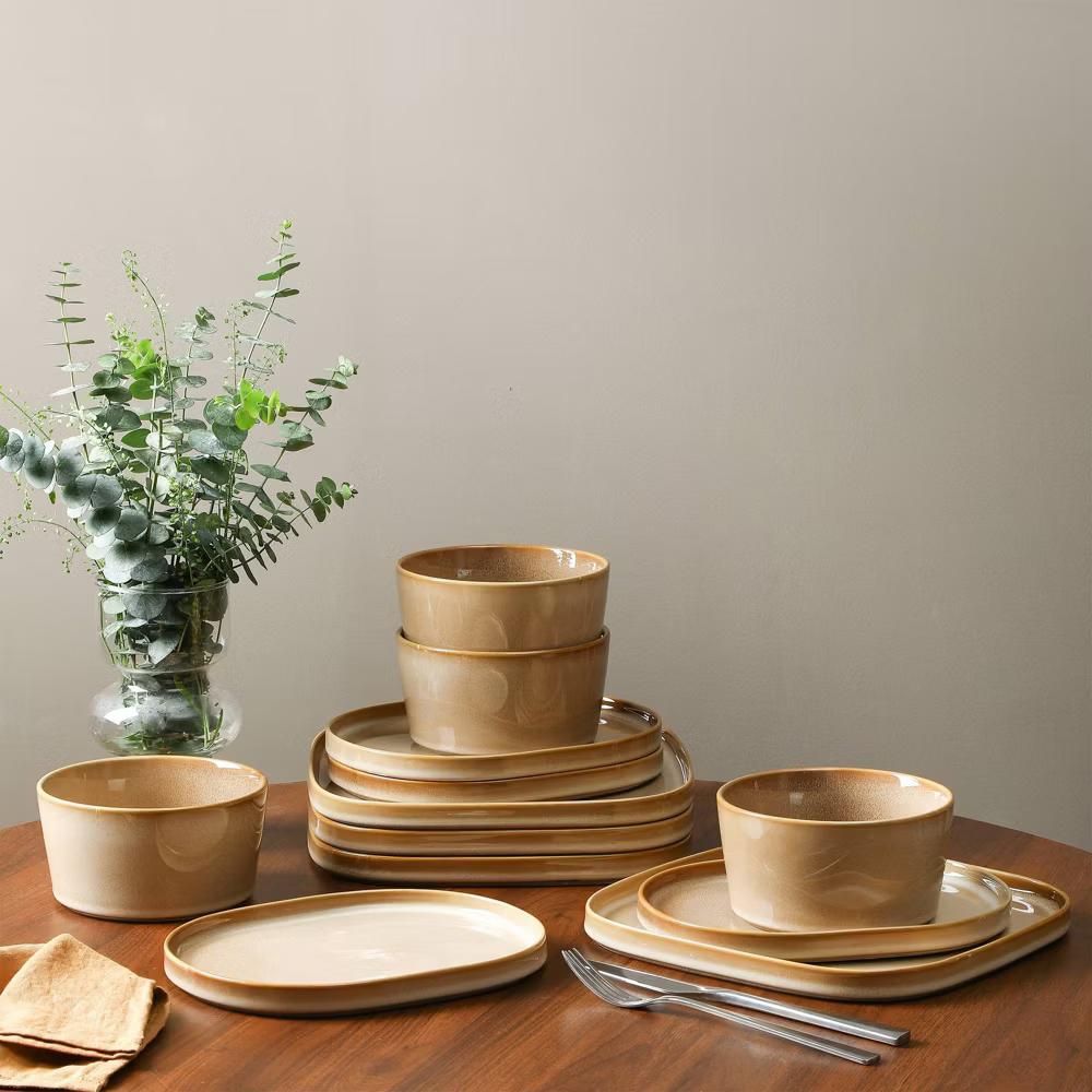 24pc Cairo Stoneware Dinnerware Set - Image 8