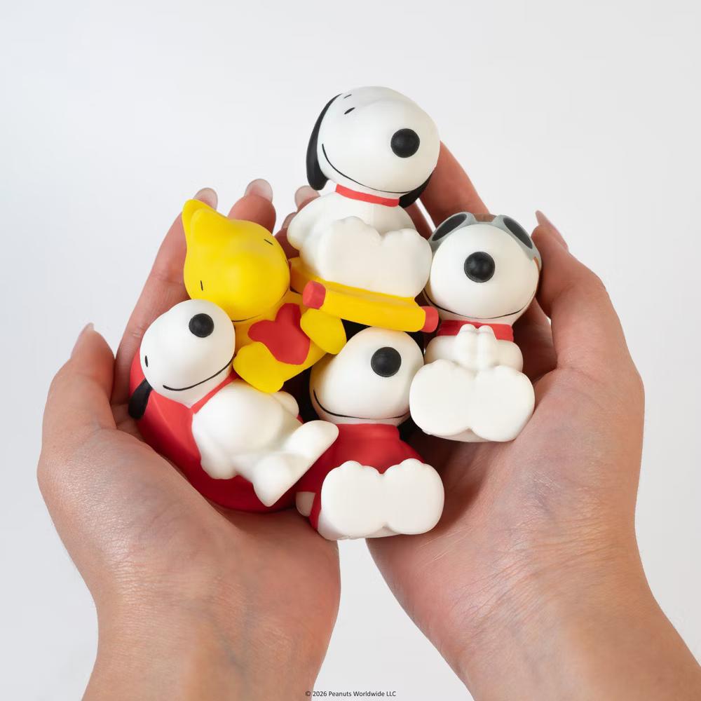 Capsule Snoopy Peanuts Surprise Blind Collectible Surprise Toy Squishy Figurine SquiSHU Series 1 A Day With Snoopy - Image 7