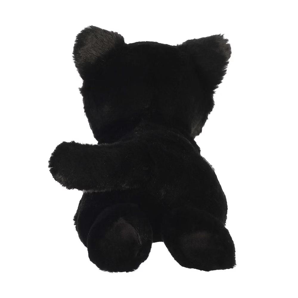 Small Twilight Cat Mini Flopsie Adorable Stuffed Animal Black 8" - Image 4