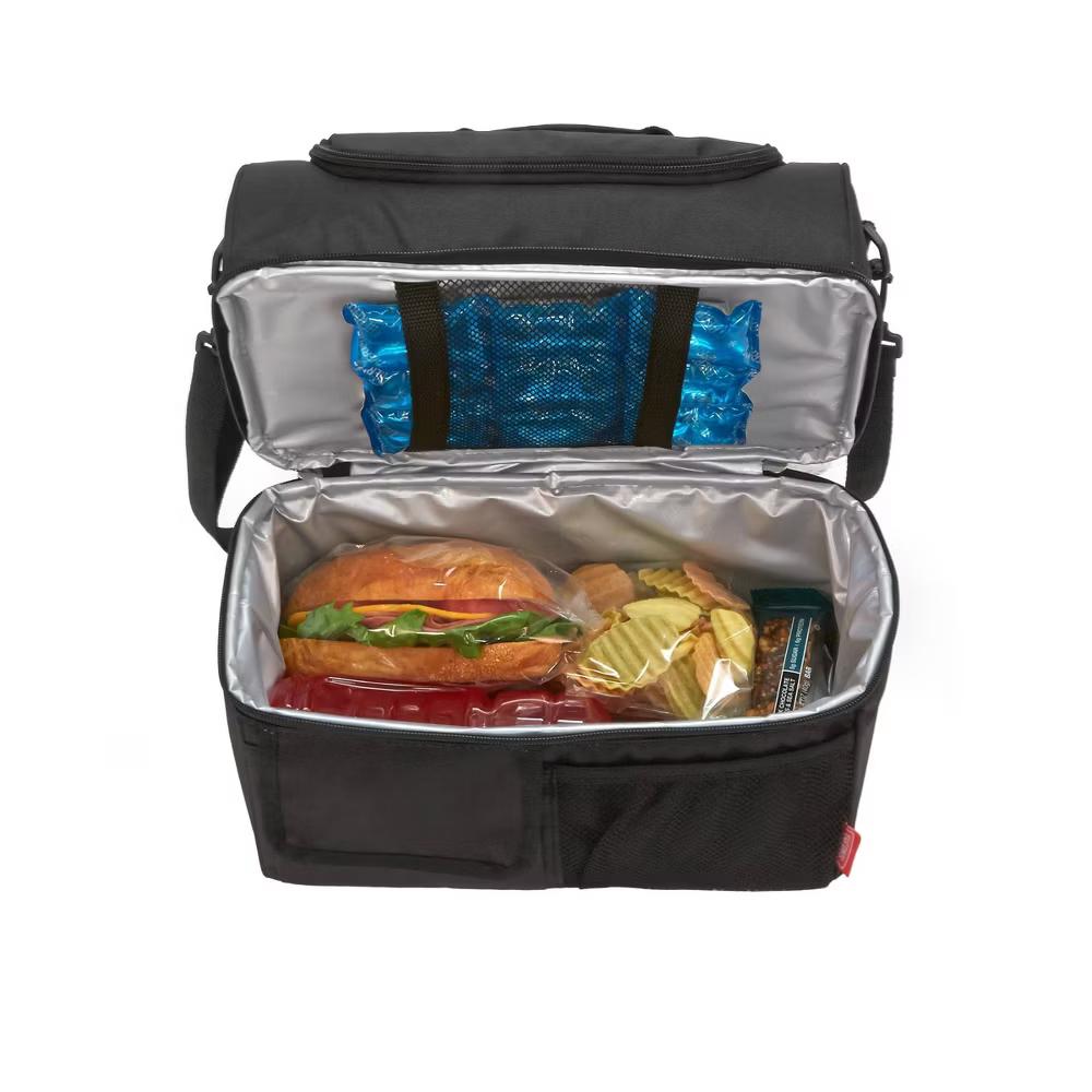 Thermos Dual Compartment Lunch Bag - Black - Image 2