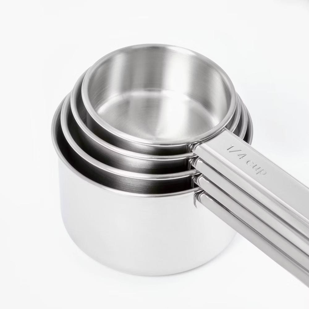 4pc Stainless Steel Measuring Cups - Image 7