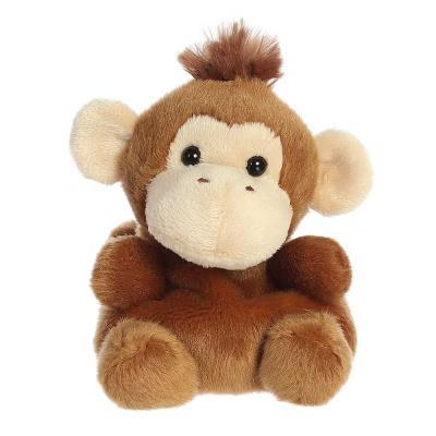 Mini Boomer Monkey Palm Pals Adorable Stuffed Animal Brown 5"