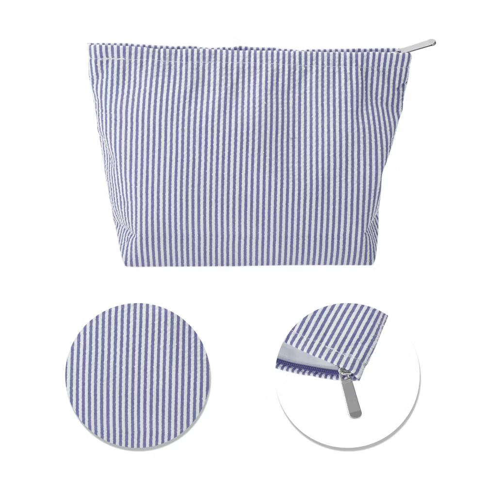Seersucker Stripes Makeup Bag 1 Pc - Image 17