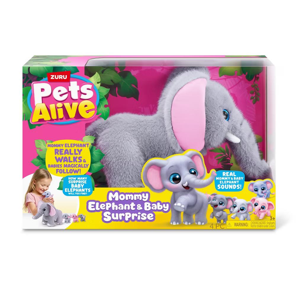 Pets Alive Mama Elephant & Baby Surprise - Image 7