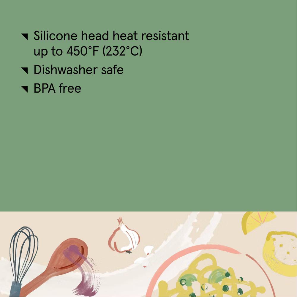 Silicone/Stainless Steel Turner - Image 4