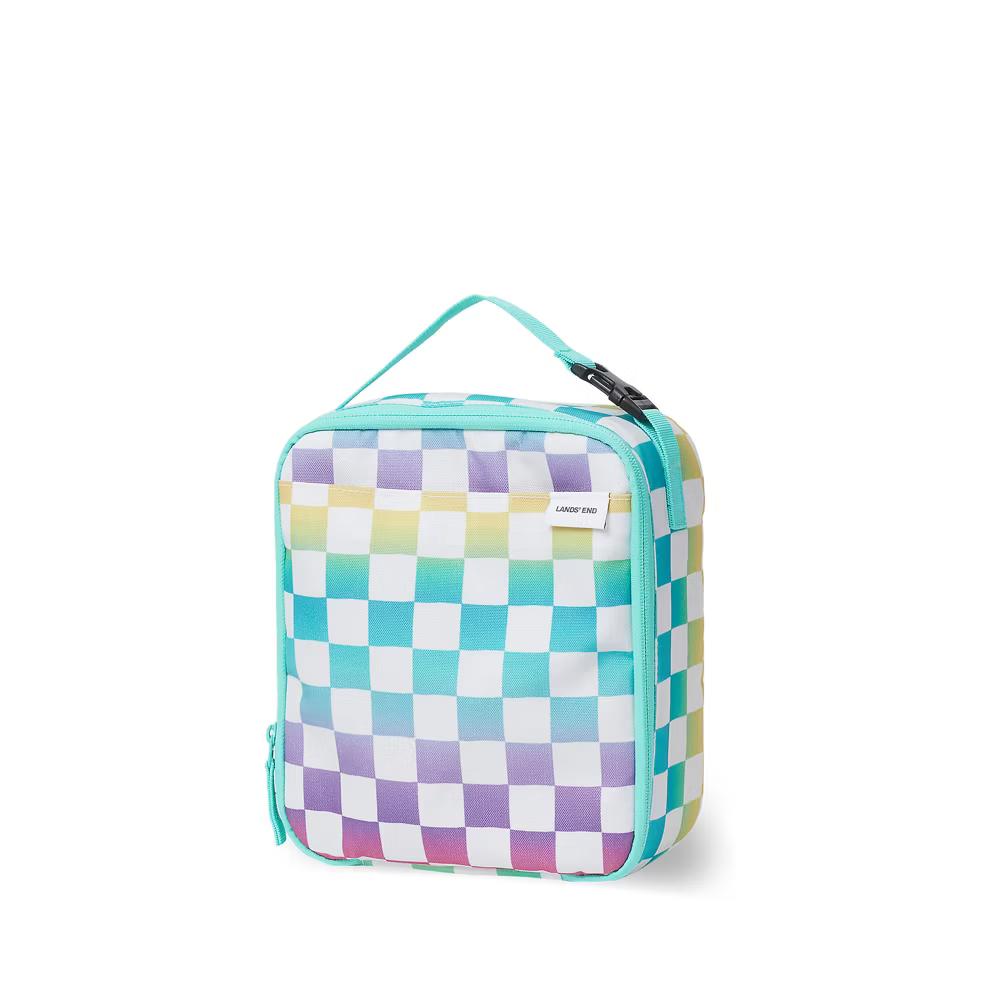 Lands' End Kids Insulated EZ Wipe Printed Lunch Box - Image 21