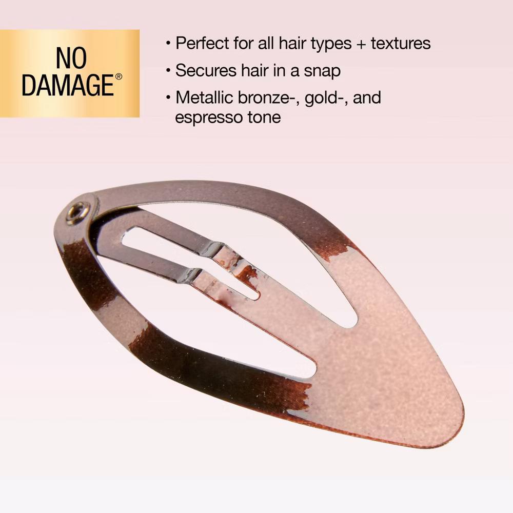 Diamond Shaped Snap Clips - All Hair - 6pcs - Image 5
