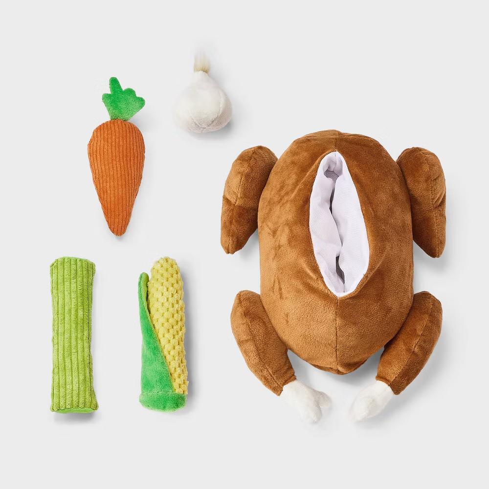 Thanksgiving Burrow Interactive Dog Toy - Image 2