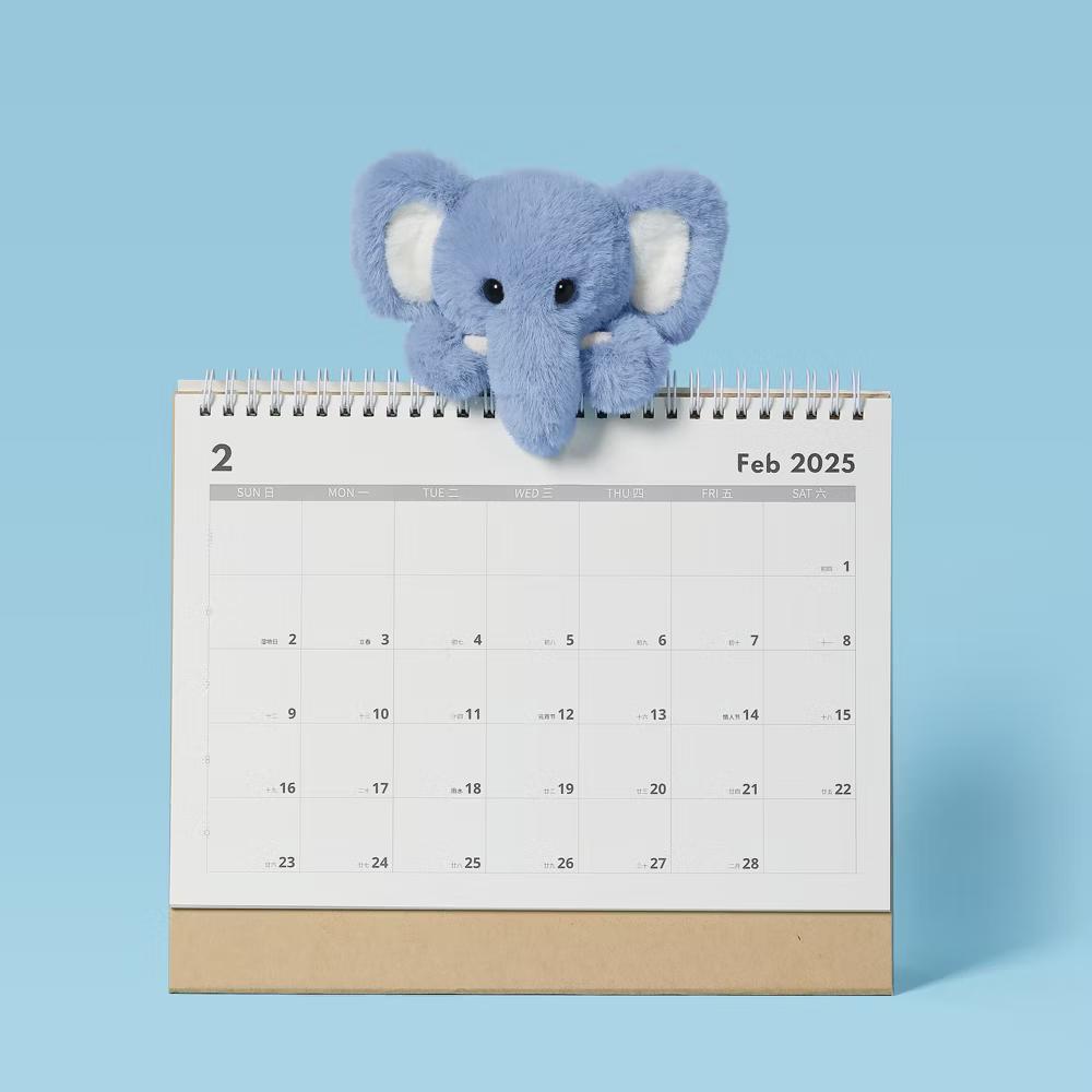 McHugs: Lazy Series - Mini Comfort Elephant - 6" Blue Stuffed Animal Plush - Image 4