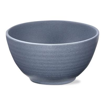 22 oz. 6 in. Light Blue Brooklyn Melamine Plastic Dinnerware Bowl Dishwasher Safe Indoor Outdoor
