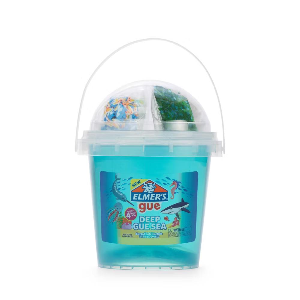 Elmer's Gue 1.5lb Deep Gue Sea Premade Slime Kit with Mix-Ins: Science Focus, Includes Storage Container & Instructions - Image 4