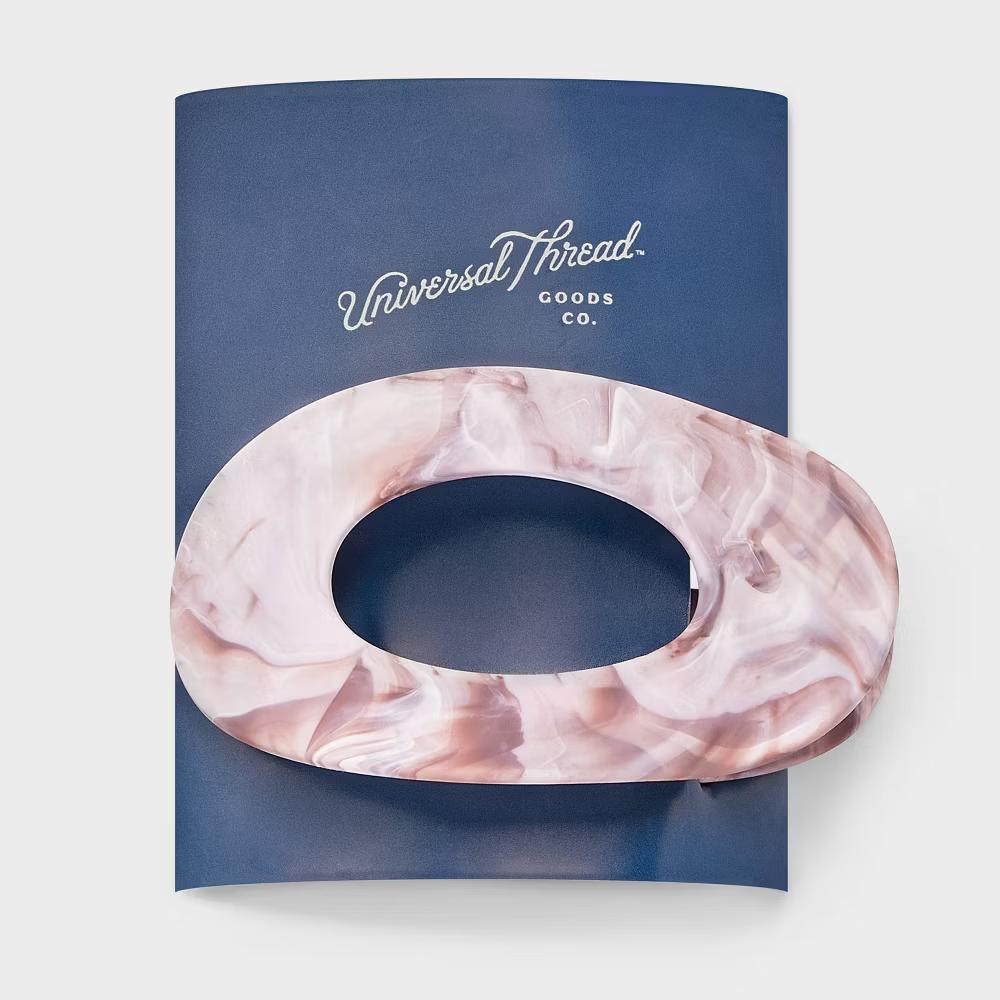 Marble Oval Shovel Hair Clip - Image 5