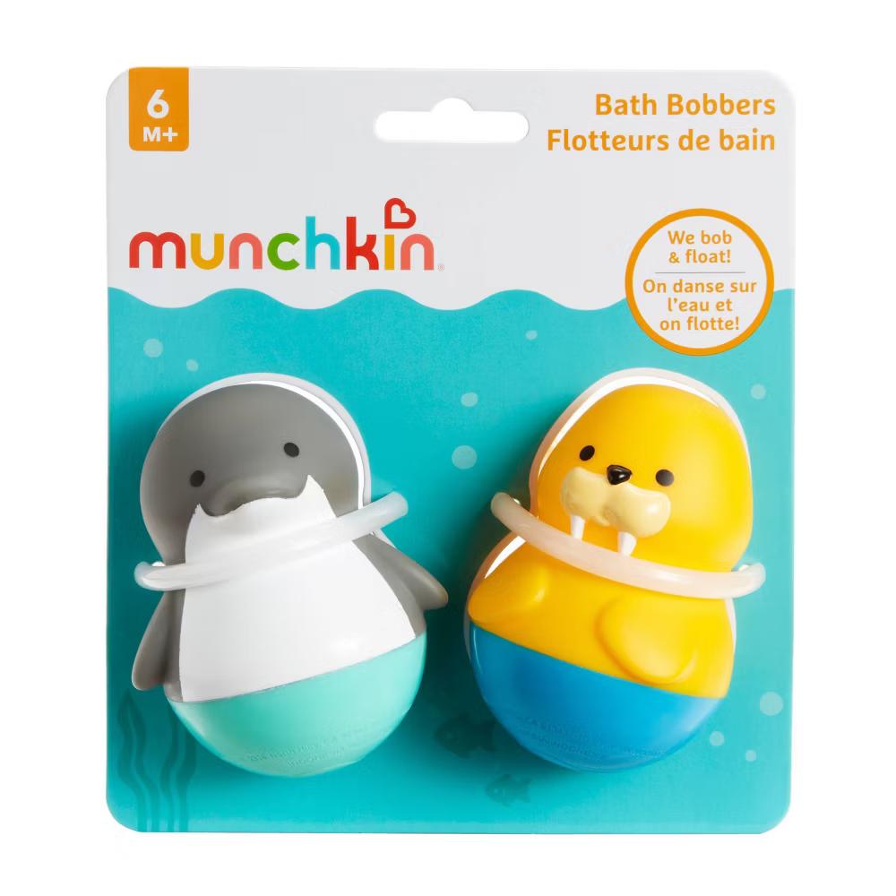 Bath Bobbers Mold Free Baby and Toddler Bath Toy - 6+Months - Dolphin/Walrus: Fine Motor Skills, BPA-Free, Rubber Material - Image 3