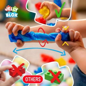 Jelly Blox Squish Train Set Toy