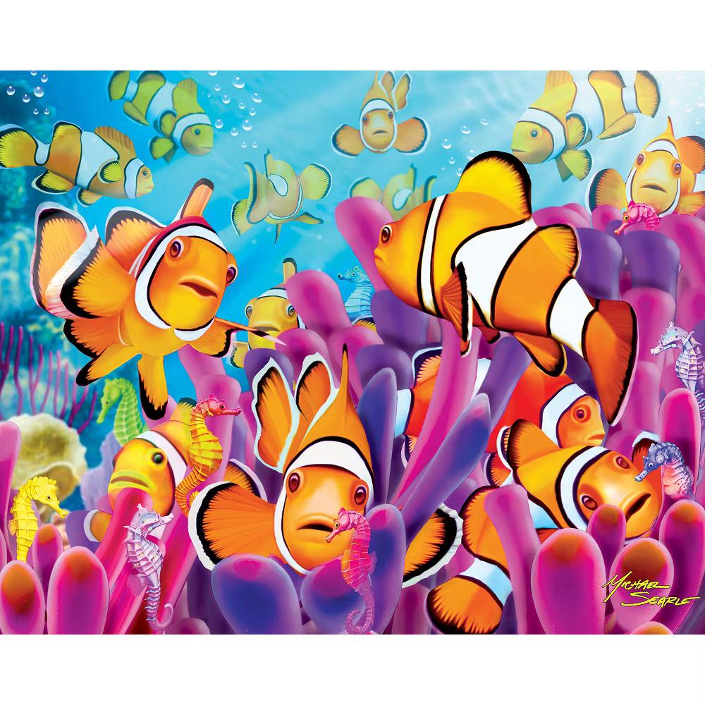 Glow in the Dark 100 Piece Puzzle Set - Educational Fun 4-Pack - Image 2