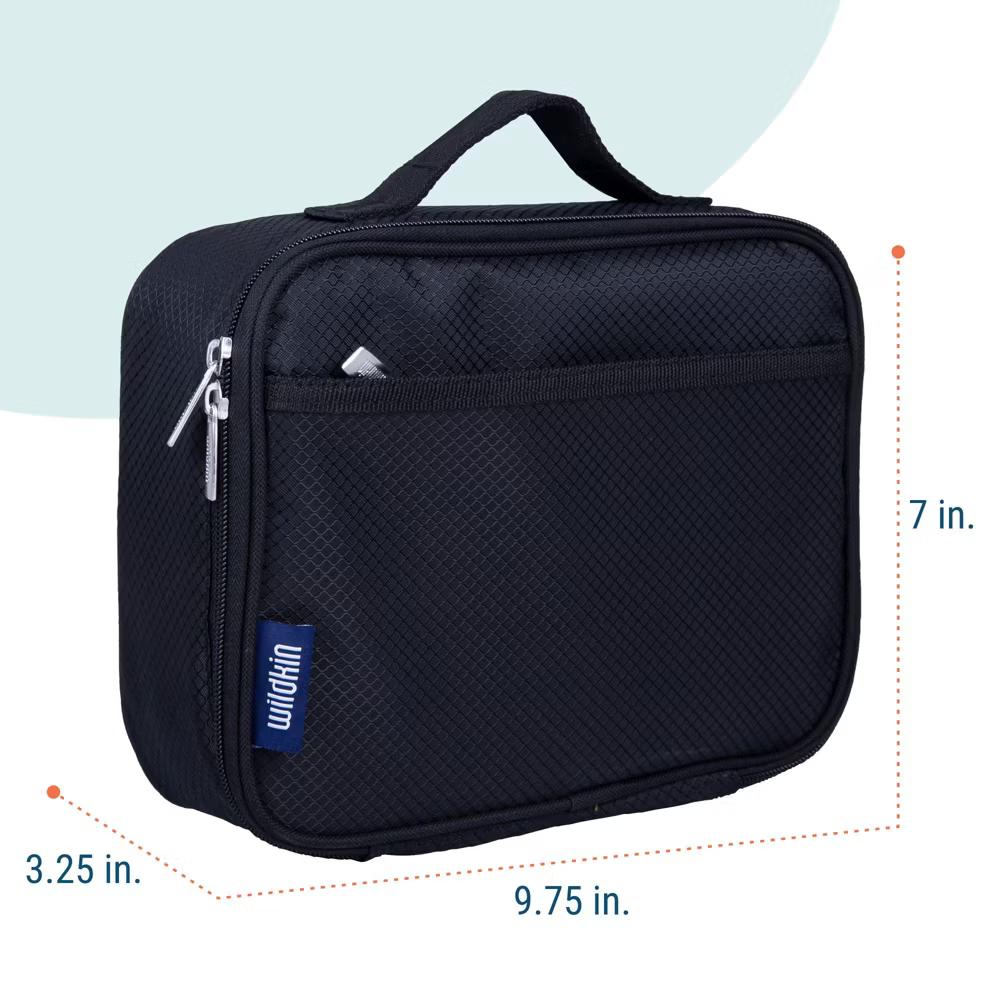 Wildkin Kids Insulated Lunch Box in Solid Colors – Durable and Reusable for School & Travel - Image 54