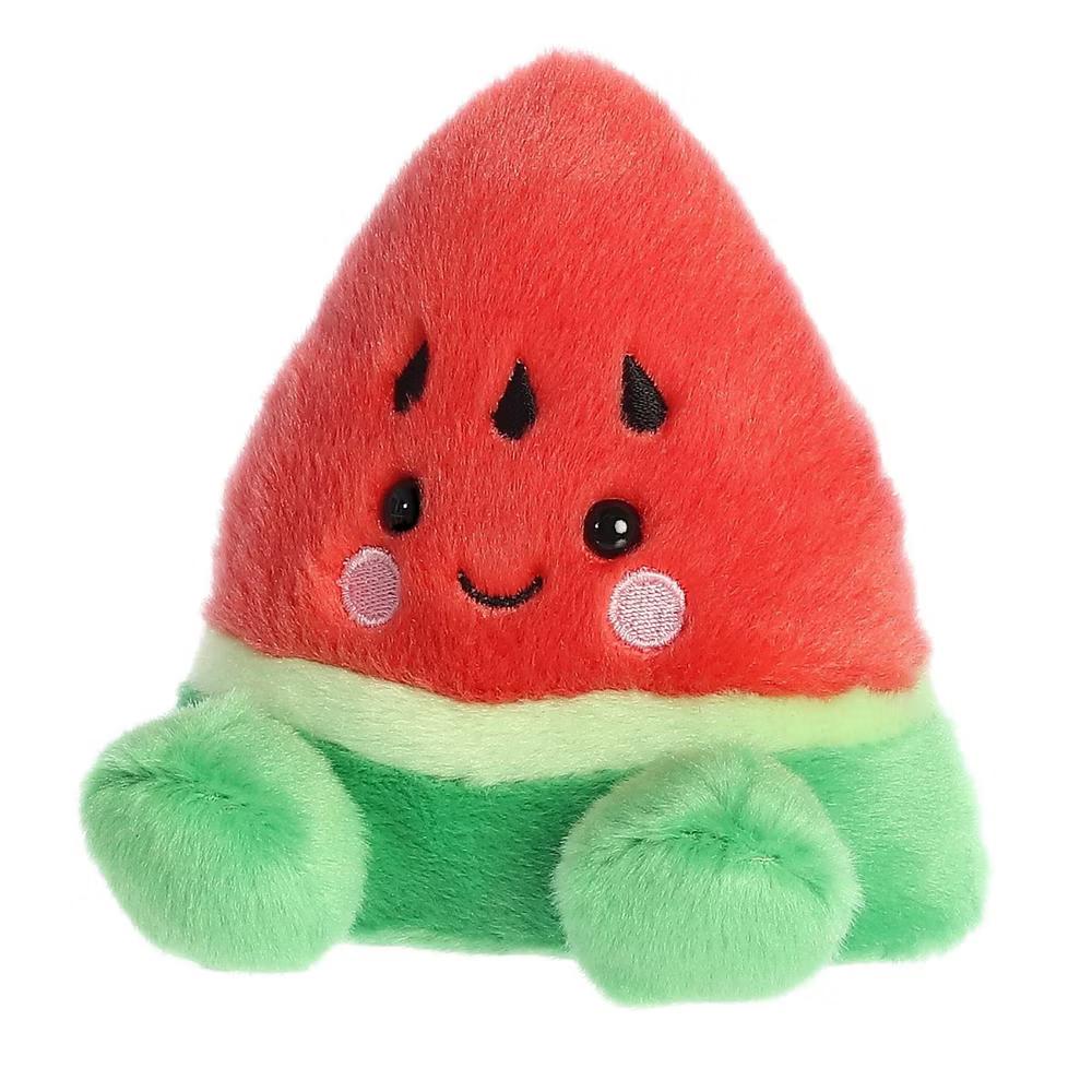Mini Sandy Watermelon Palm Pals Adorable Stuffed Animal Red 5" - Image 6