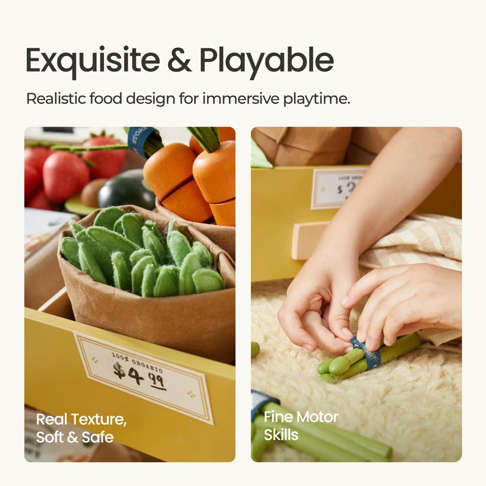 Organic Play Food Collection – 4 Themed Sets - Image 6