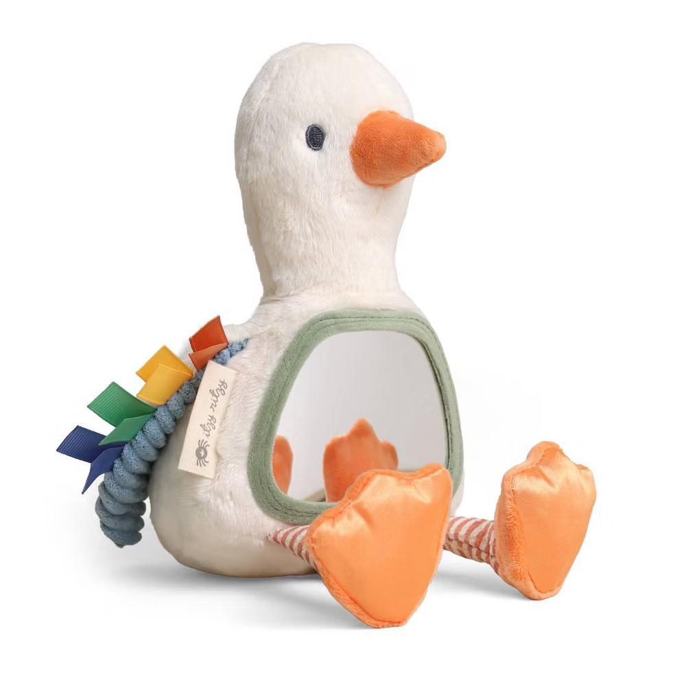 Bitzy Sensory Tummy Time Mirror Toy - Image 2