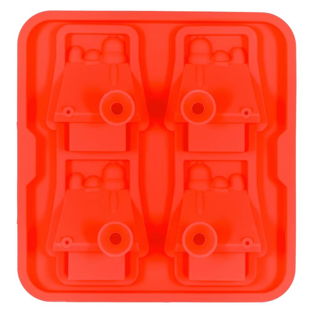 ICUP, Inc. Peanuts Snoopy Doghouse Molded Silicone Ice Cube Tray | Makes 4 - Image 5
