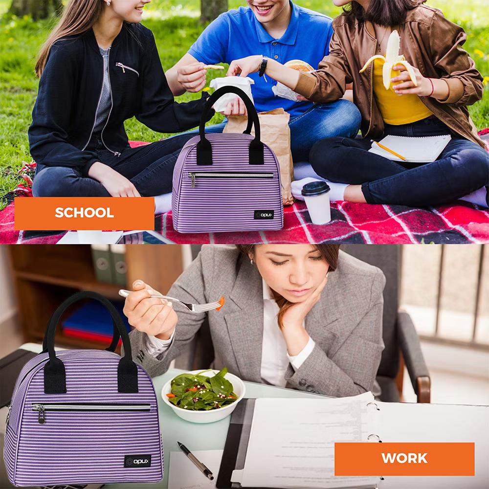 Insulated Lunch Box Women, Cooler Bag Tote Girls Kids Teen Adult, Soft Reusable Thermal Meal Prep Purse - Image 42