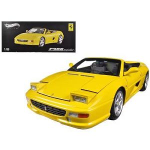 Ferrari F355 Spider Convertible Yellow Elite Edition 1/18 Diecast Car Model