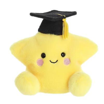 Mini Magna Graduation Star Palm Pals Adorable Stuffed Animal Yellow 5"