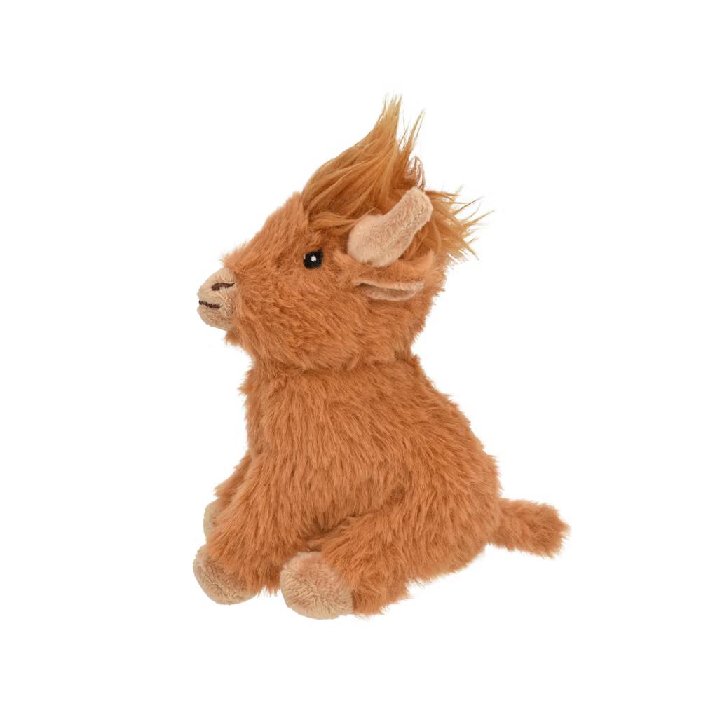 5" Highland Cow Interactive Plush Dog Toy: All Ages, Pet Toy, Occupy, Cuddle - Image 5