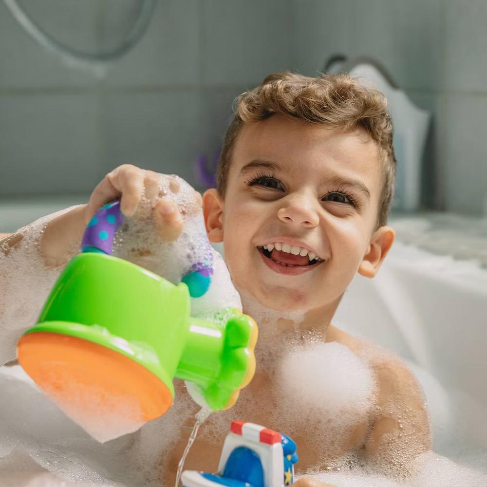 Nuby Watering Can Bath Toy: BPA-Free, Sensory Development, Fine Motor Skills - Image 3