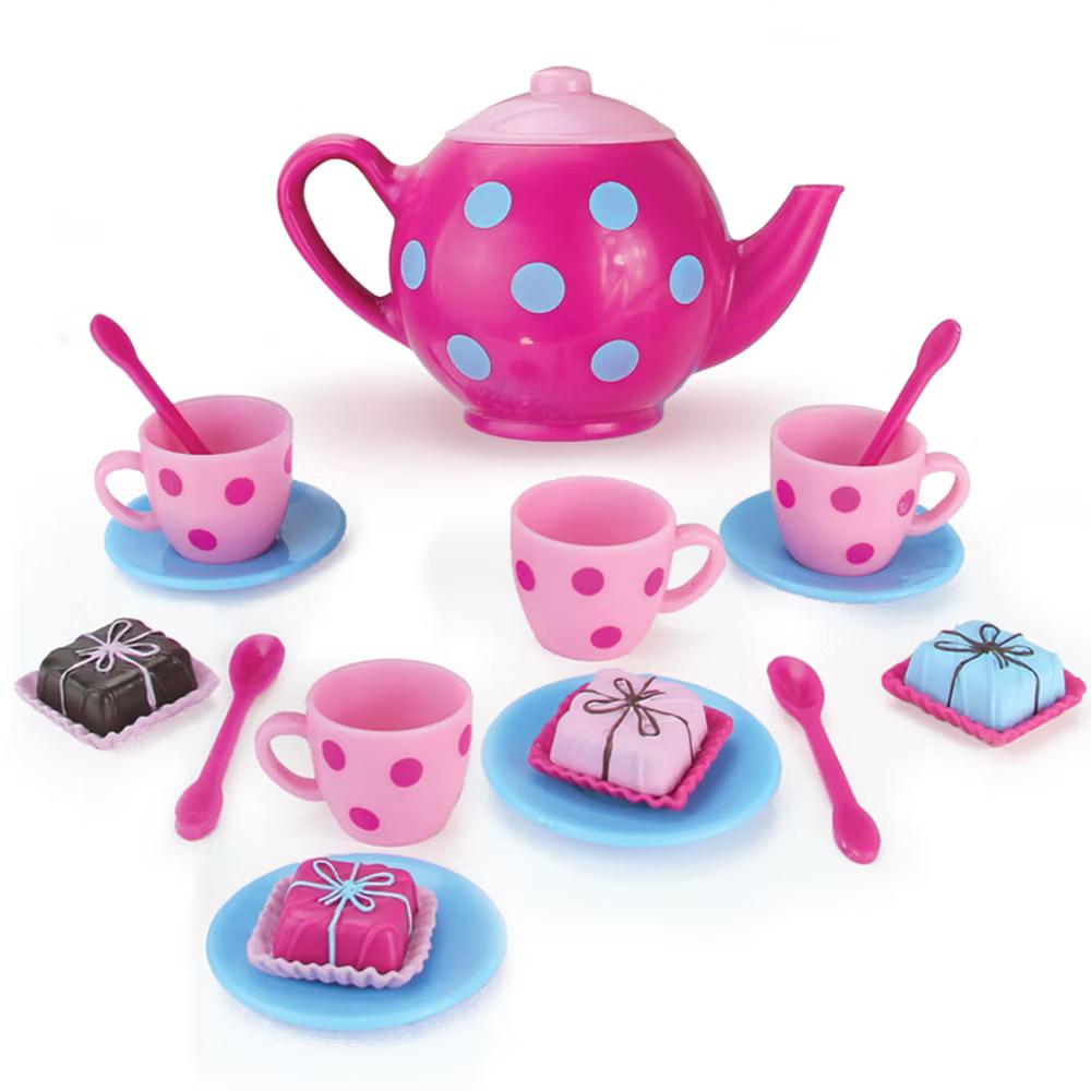 Sophia’s Cupcakes, Petit Fours and Tea Set for Four 18" Dolls, Pink - Image 3