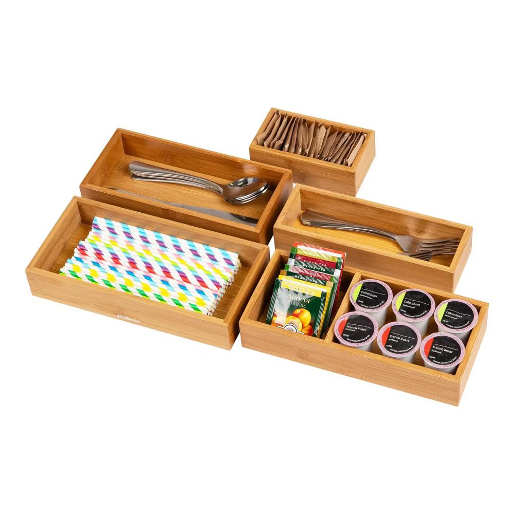 Rayon from Bamboo Desk Drawer Organizers Brown - Image 3