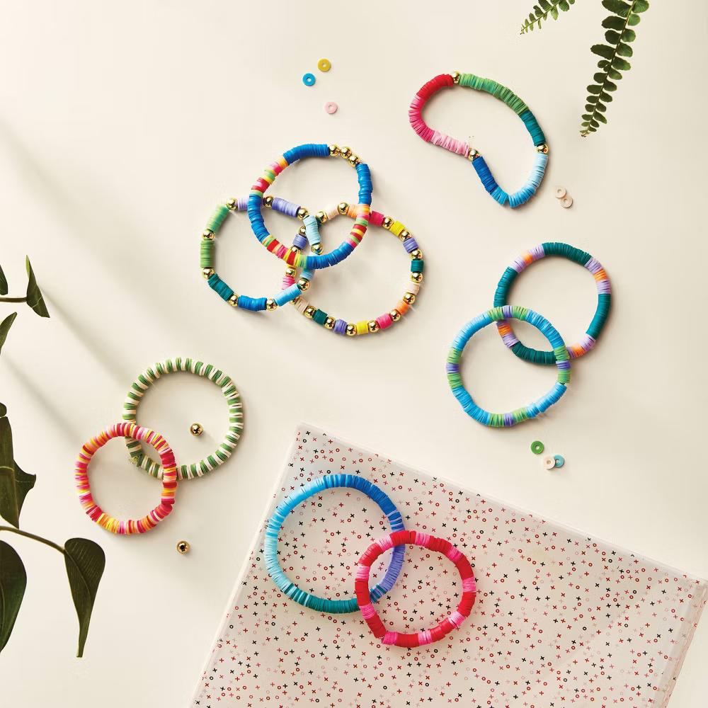 Flat Clay Beads Bracelet Kit - Image 4