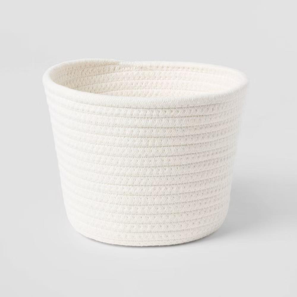 Decorative Coiled Rope Basket - Image 16
