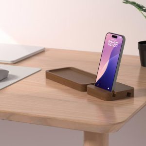 Wood Phone Stand with Desk Organizer - heyday™
