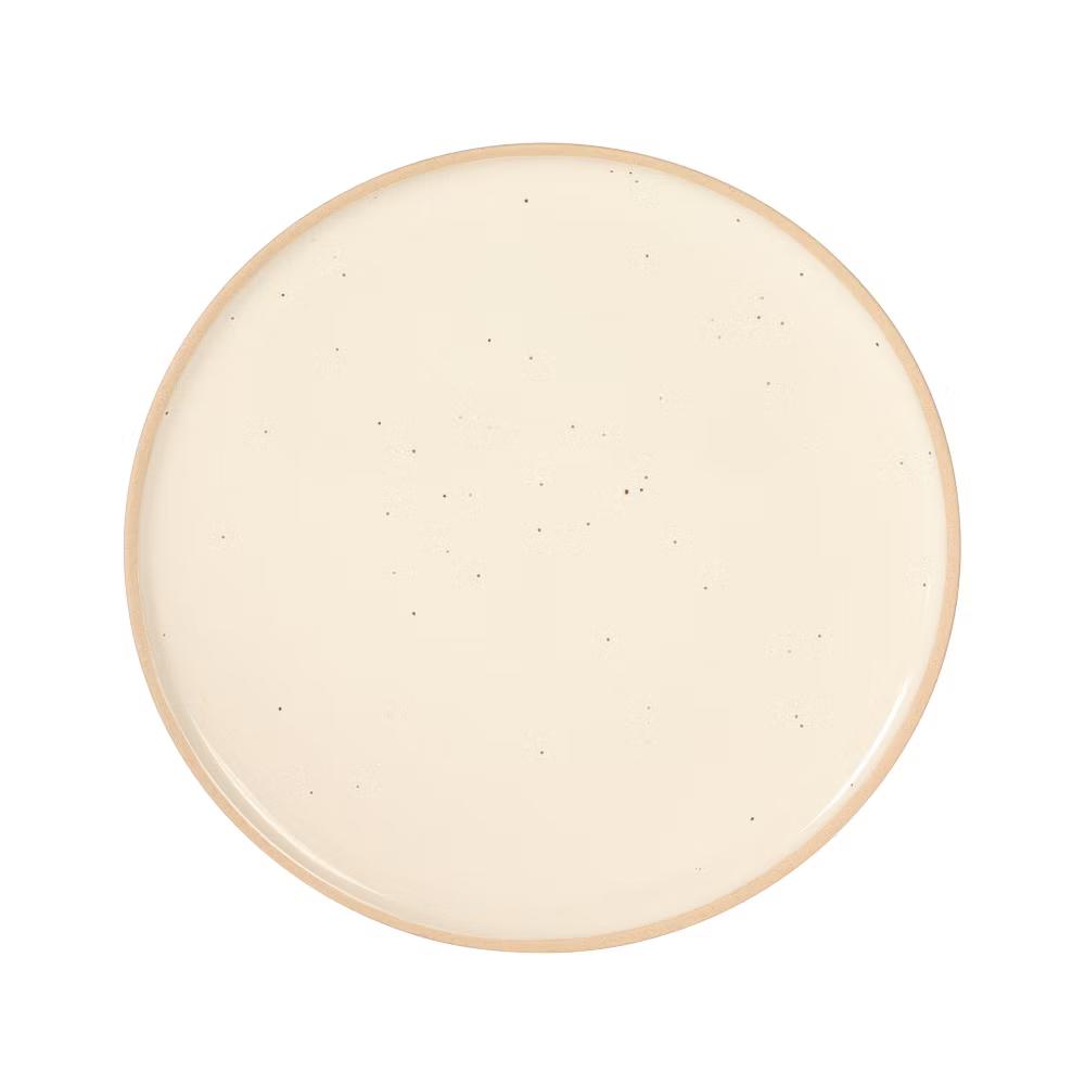 Abbey Circle 12 PiecePlates and Bowls (Service for 4) Reactive Matte Glaze Dishes Stoneware Ceramic Dinnerware Set - Image 14