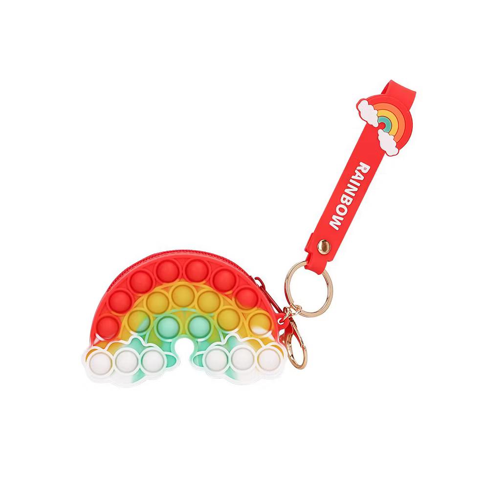 Link Bubble Popper Keychain Zipper Pouch Fidget Toy Pop Sensory Toy - Great Stocking Stuffer for Kids of All Ages - Image 16