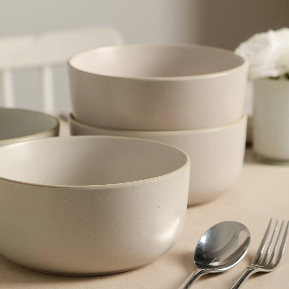 Earth & Clay 12pc Stoneware Dinnerware Set - Image 27