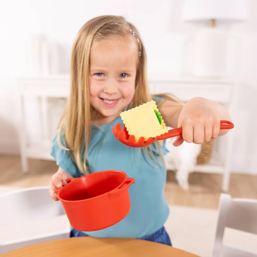 Prepare & Serve Pasta Play Food Set: Creative Pretend Kitchen Accessories, 55 Pieces - Image 4