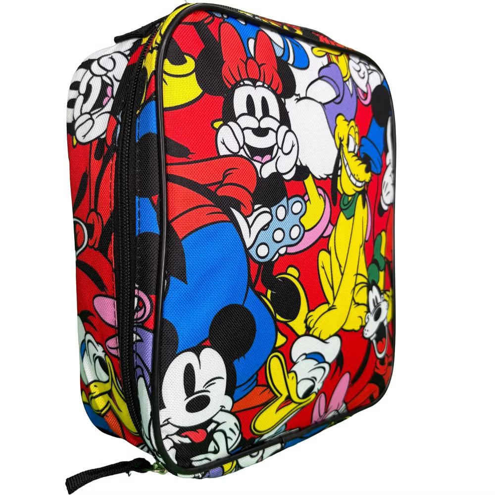 Mickey and Friends all over print Kids Insulated Lunch Bag with Handle - Image 2