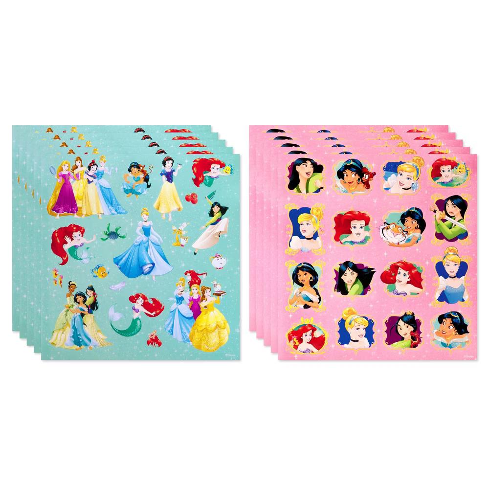 170ct 10 Sheets Princess Sticker Book For Kids' Cinderella and More - Image 2