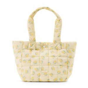 Puffer Lunch Tote Lemon Yellow