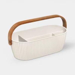 Desktop Caddy Desk Organization Set Cream