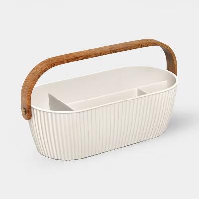 Desktop Caddy Desk Organization Set Cream