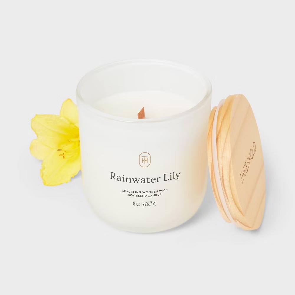 Glass Wooden Wick Jar Candle - Image 25