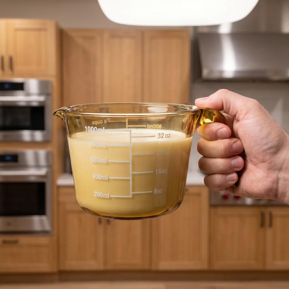 Measuring Cup, Glass Liquid Measuring Cup for Kitchen Baking and Cooking - Image 5