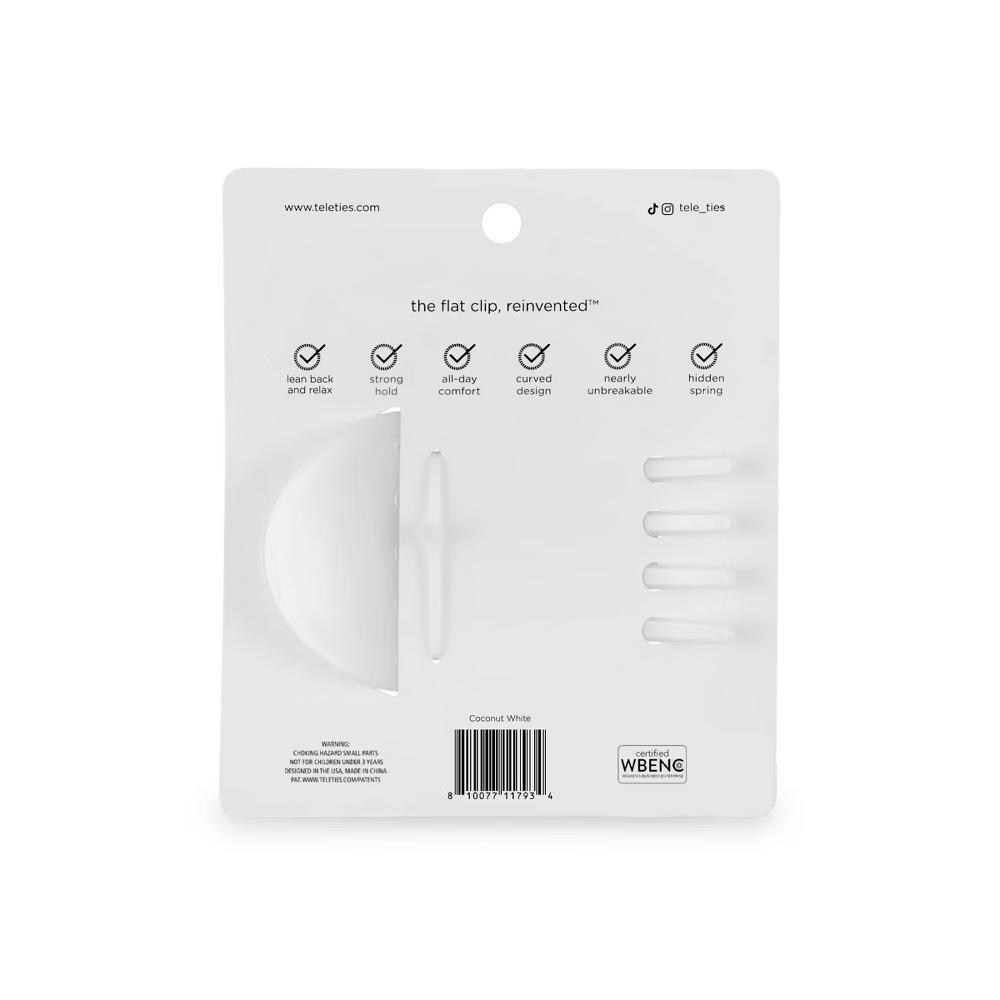Teleties Large Flat Round Hair Clip - Image 13