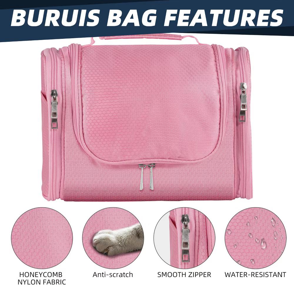 Large Capacity Toiletry Bag for Women and Men, Hanging Toiletry Organizer Cosmetics Makeup Bag - Image 52