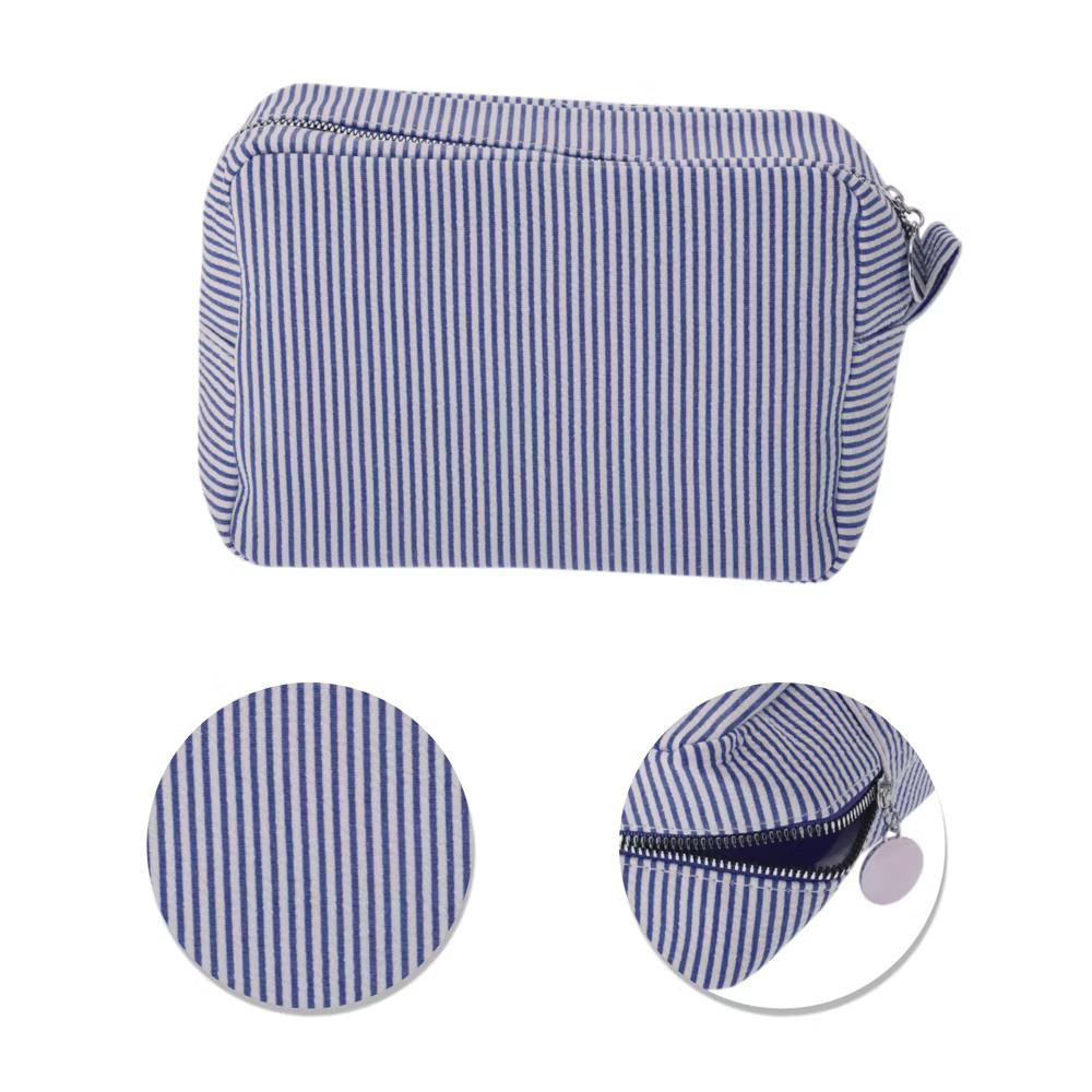 Large Striped Pattern Makeup Bag 1Pc - Image 24